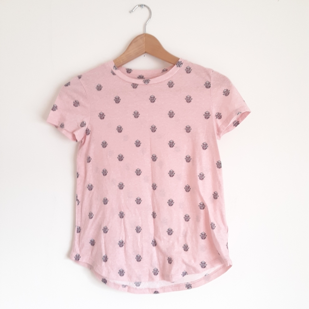Pink flower t-shirt